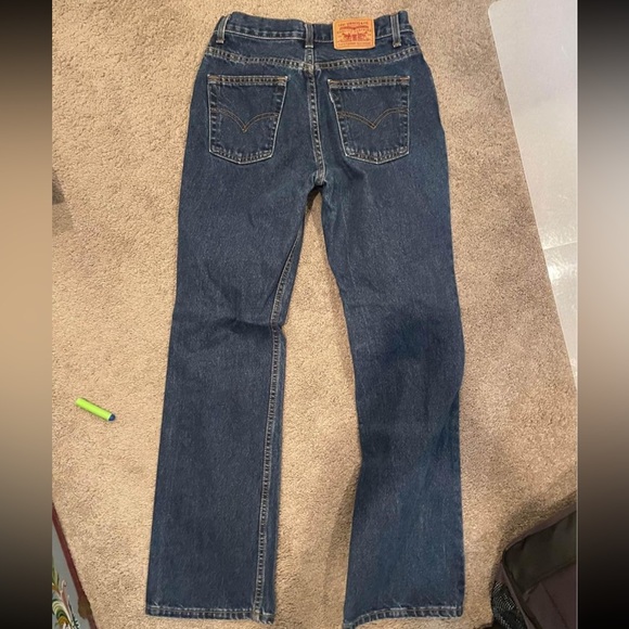 Levis Blue jeans, straight leg, high rise - Picture 1 of 2